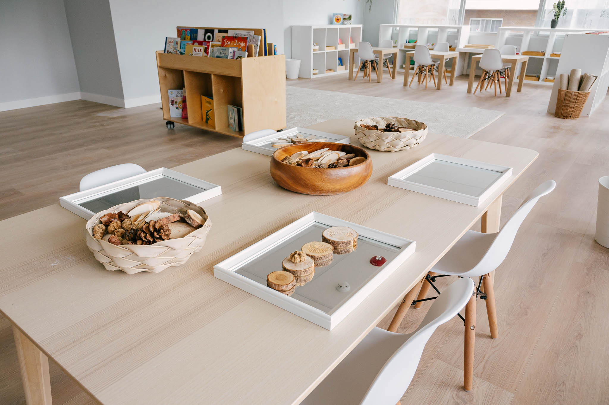 Children learning through exploration